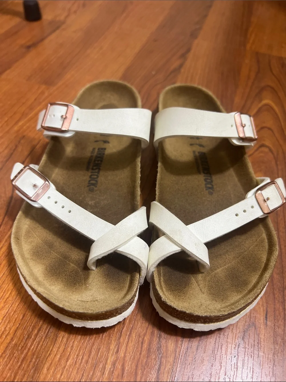 Birkenstock Sz 34 (3 - 3.5 US) Mayari Kids White Sandals